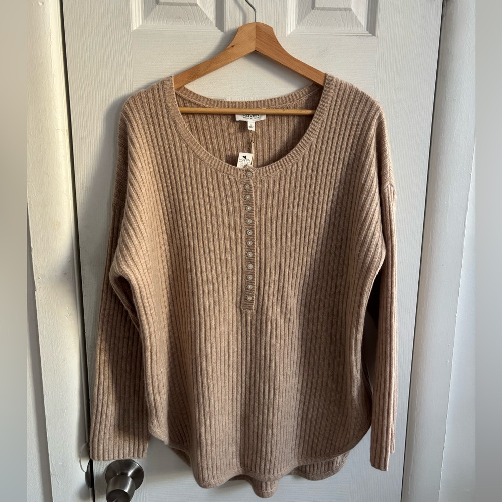 Haven Well Within Cashmere Ribbed Henley